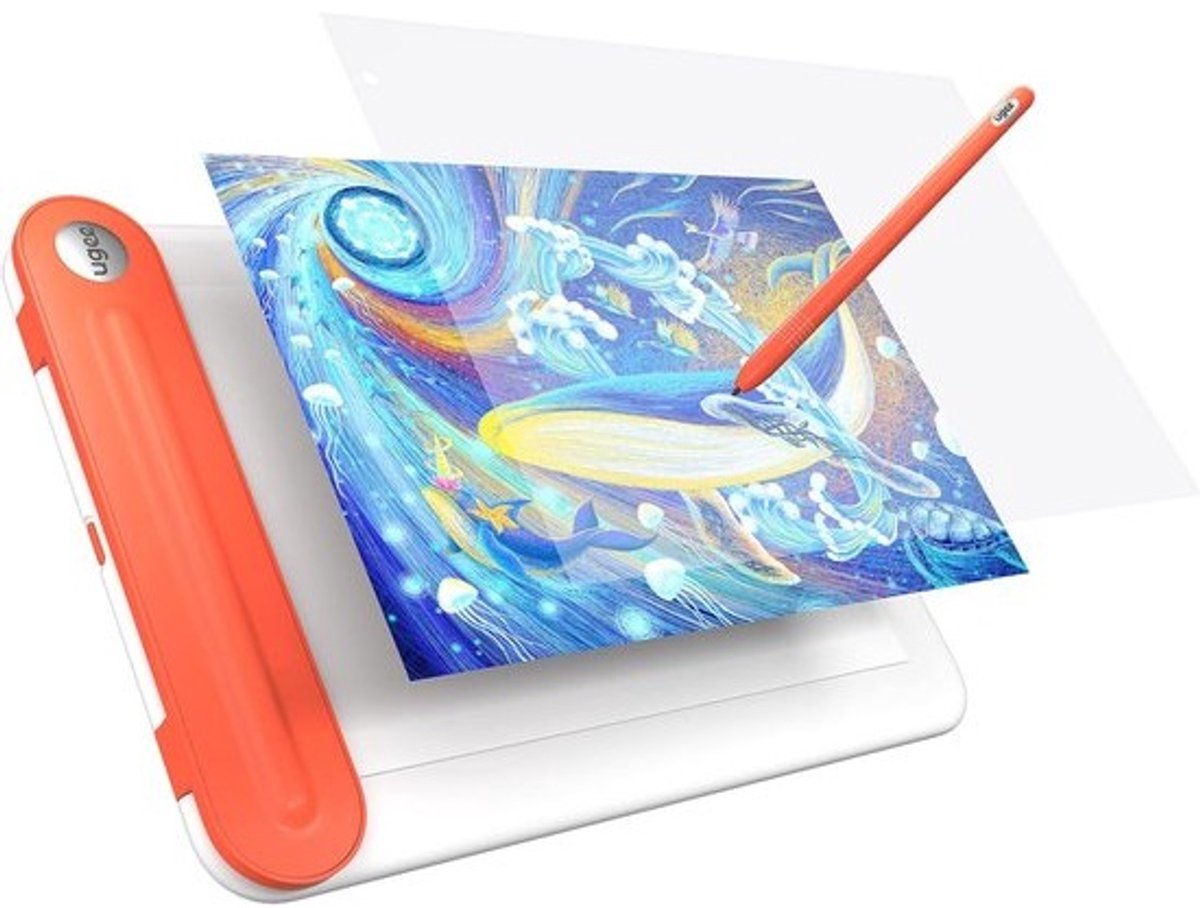 Bluetooth Tekentablet 8,5 inch met 8192 Niveaus en Penondersteuning voor Windows, Mac en Chrome