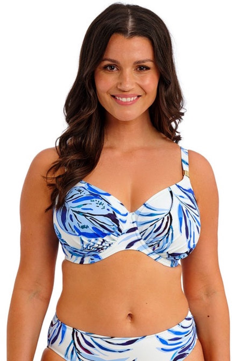 Fantasie Kefalonia Bikini Top - Blauw/Wit
