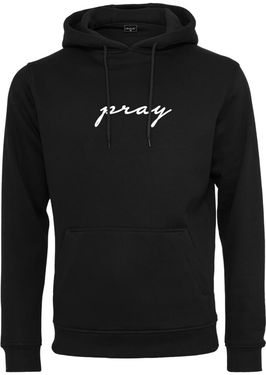 Mister Tee Pray EMB Hoodie/trui 4XL Zwart
