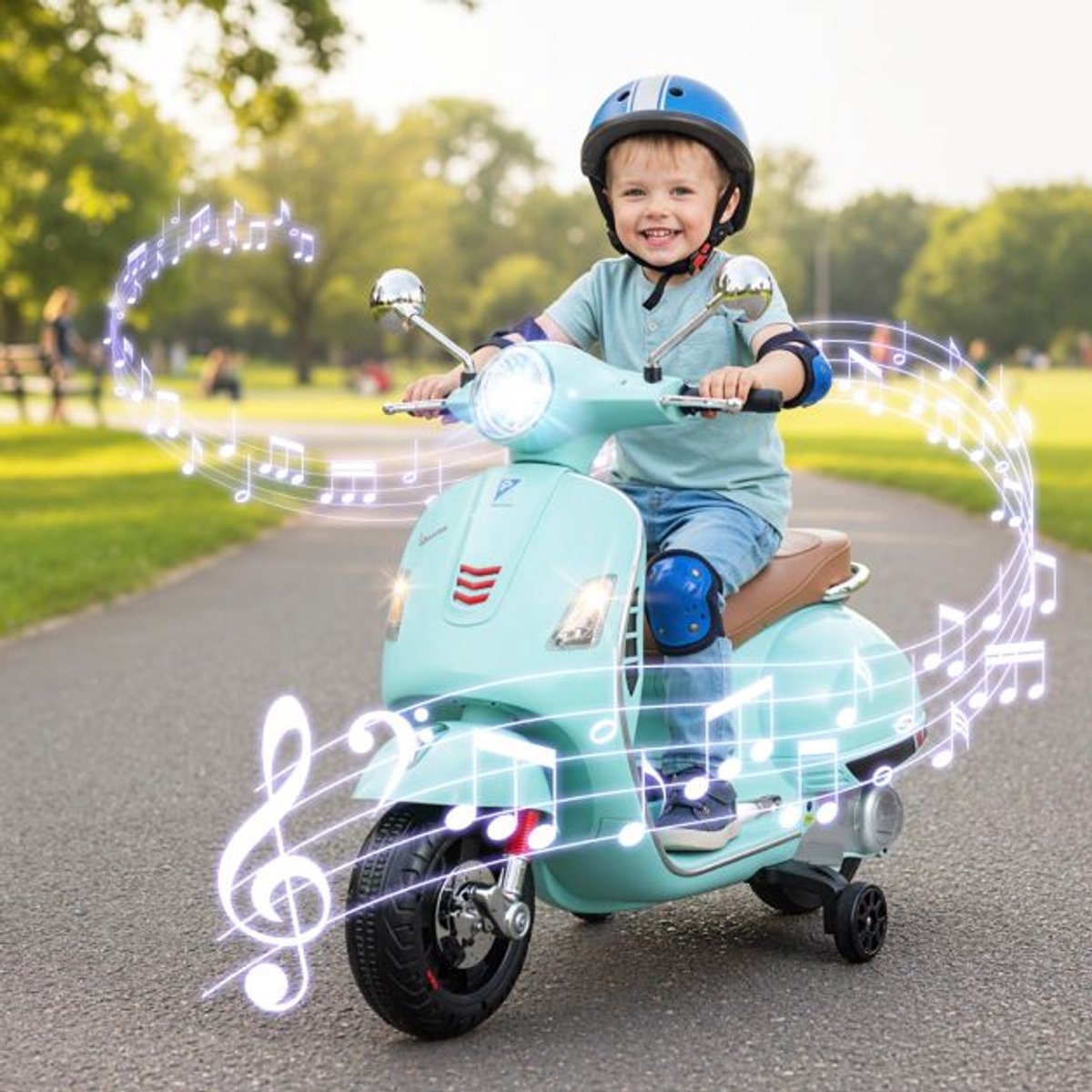 SureDeal® - Speelgoedauto' - Elektrische Motorfiets - Kinderen Elektrische Motorfiets - Vier Wielen - 101x46x75 cm - Groen