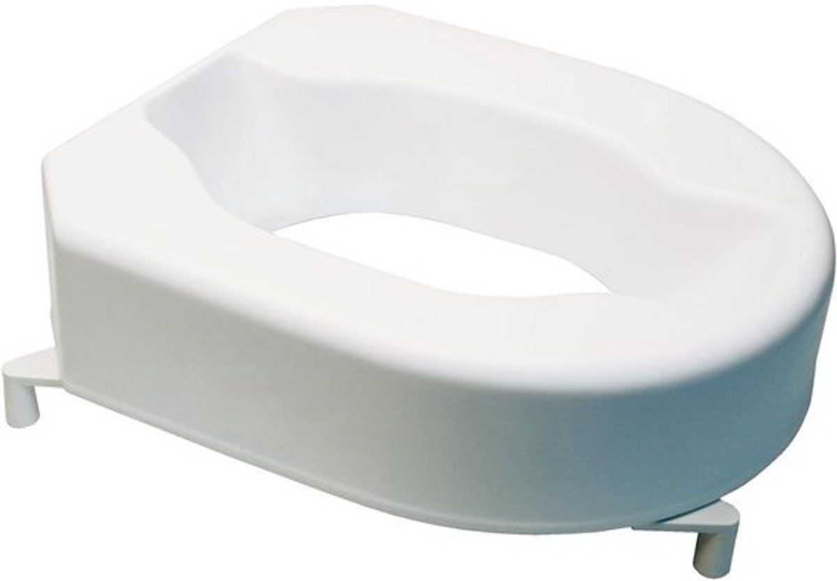 Toiletverhoger met beugels 10 cm