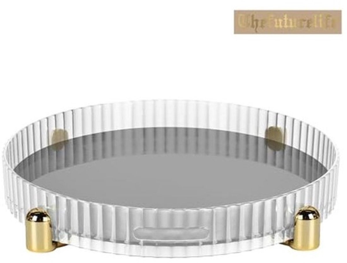 360° Roterende Make-up Organizer met 5 Compartimenten voor Cosmetica, Slaapkamer en Badkamer