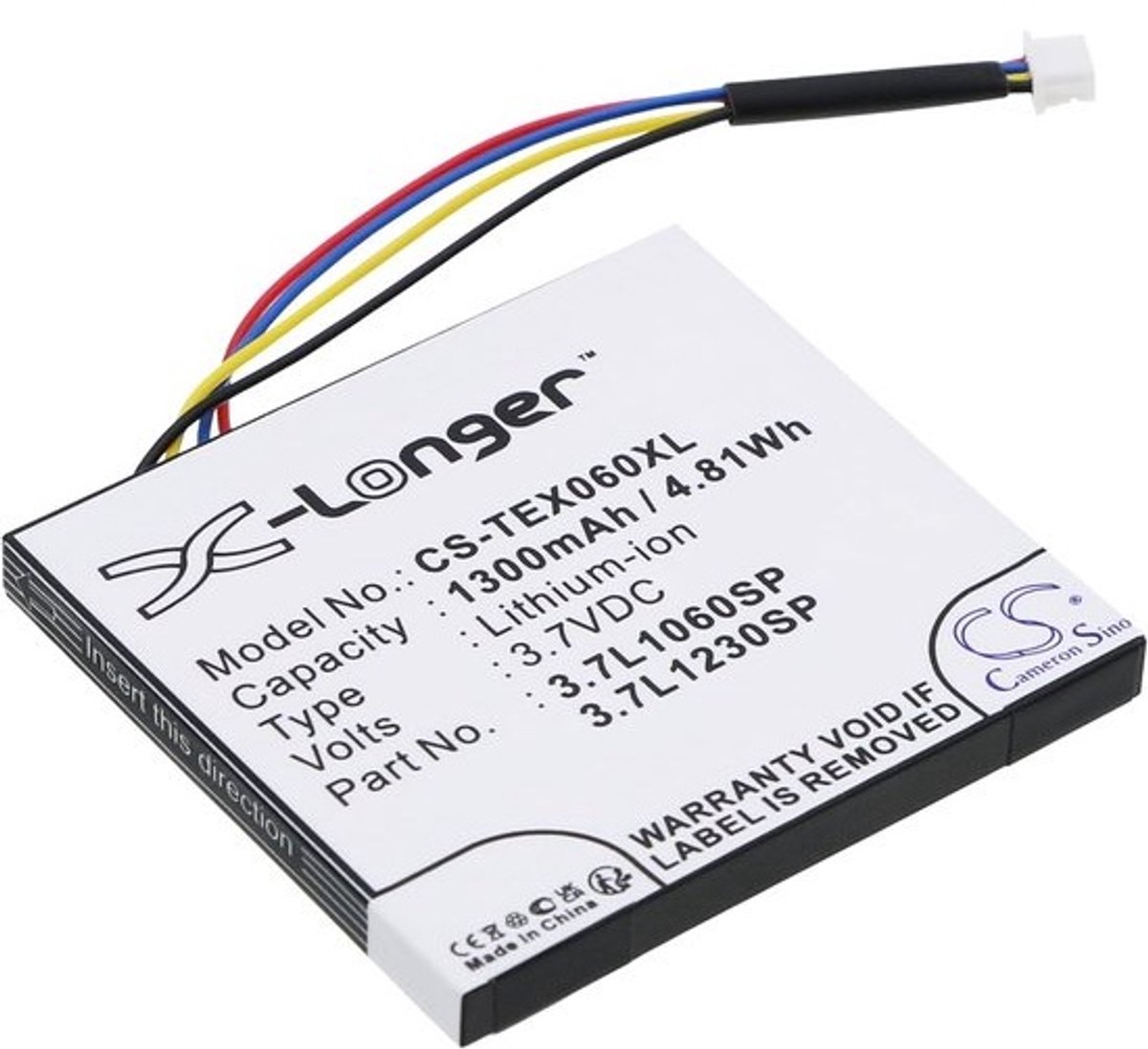 Accu 1300 mAh voor TI-84 en Nspire modellen