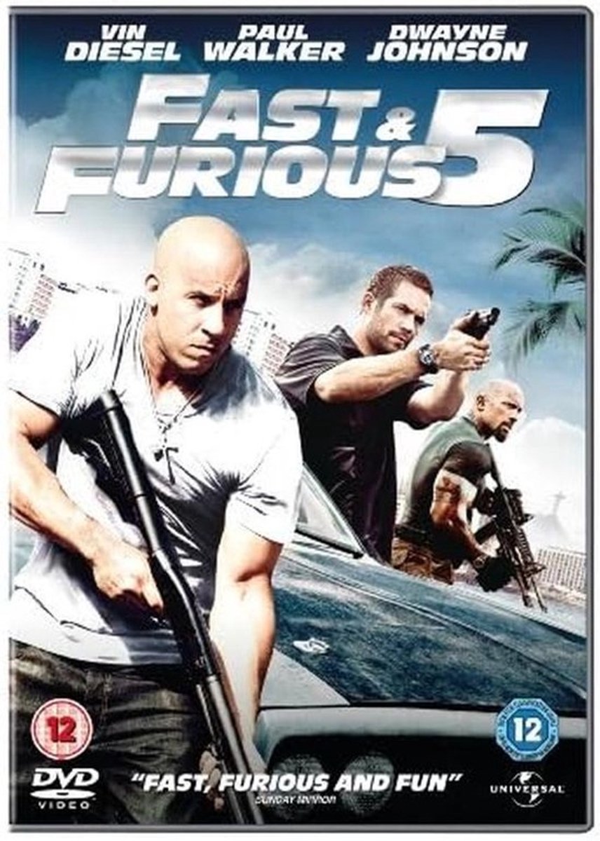Fast & Furious 5 DVD Film Actie Avontuur