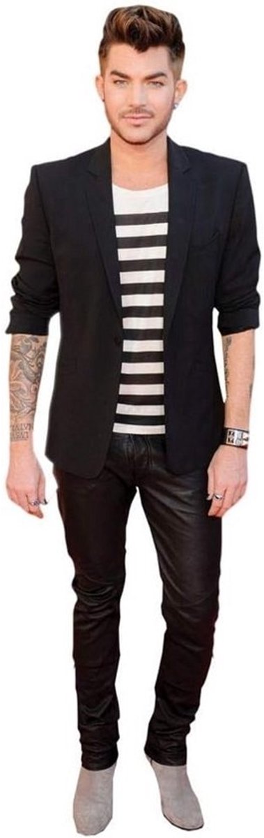 Stripped T-Shirt Mini Uitsnede - Levensgroot Popster Silhouet
