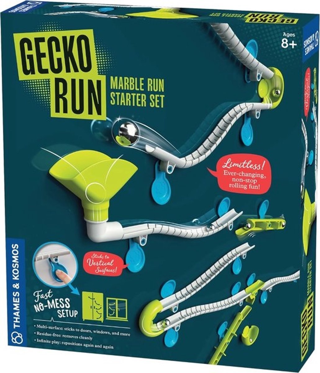 Gecko Run Starter Set - Flexibele Knikkerbaan voor Creatief Bouwen