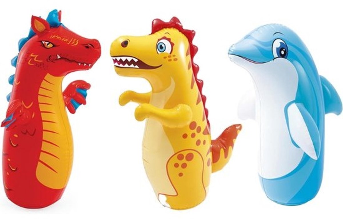 Opblaasbare 3D Stootzakken voor Kinderen - Vrolijke Dierenfiguren
