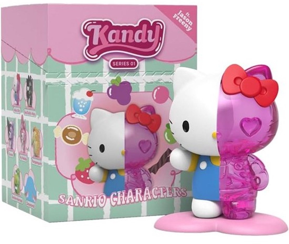 Verzamelbare Kandy X Sanrio Funboxx Blind Box Figuur