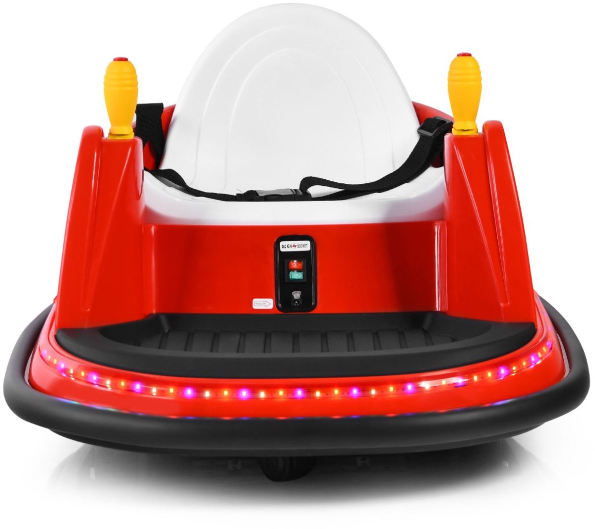 SureDeal® - Speelgoedauto' - Kinderbotsauto Elektrische Botsauto - Zwaailichten Rood - 57x75x42 cm - Rood