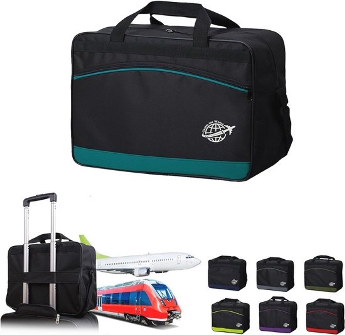 Reistas Handbagage - Ideale Boordbagage voor Elke Reis - 40 x 20 x 25 cm en 40 x 30 x 20 cm - Lichtgewicht en Chic
