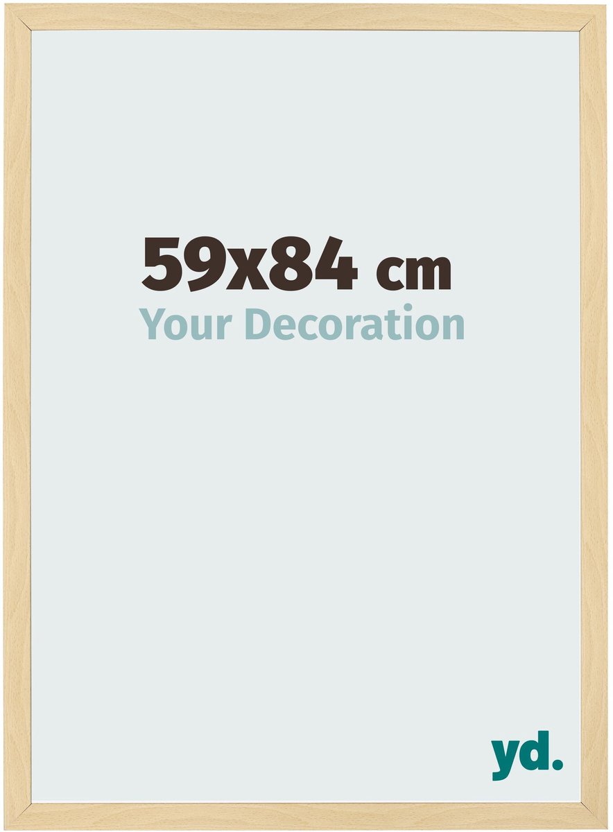 Your Decoration - Fotolijst 59x84 cm - MDF - Beuken Decor - Bologna