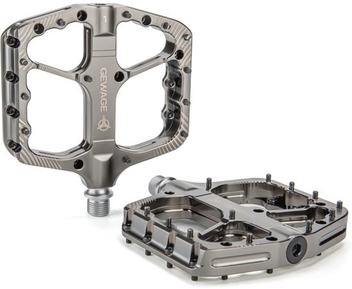 MTB Pedalenset voor Mountainbikes en Trekkingfietsen - CNC Aluminium met Kogellagers