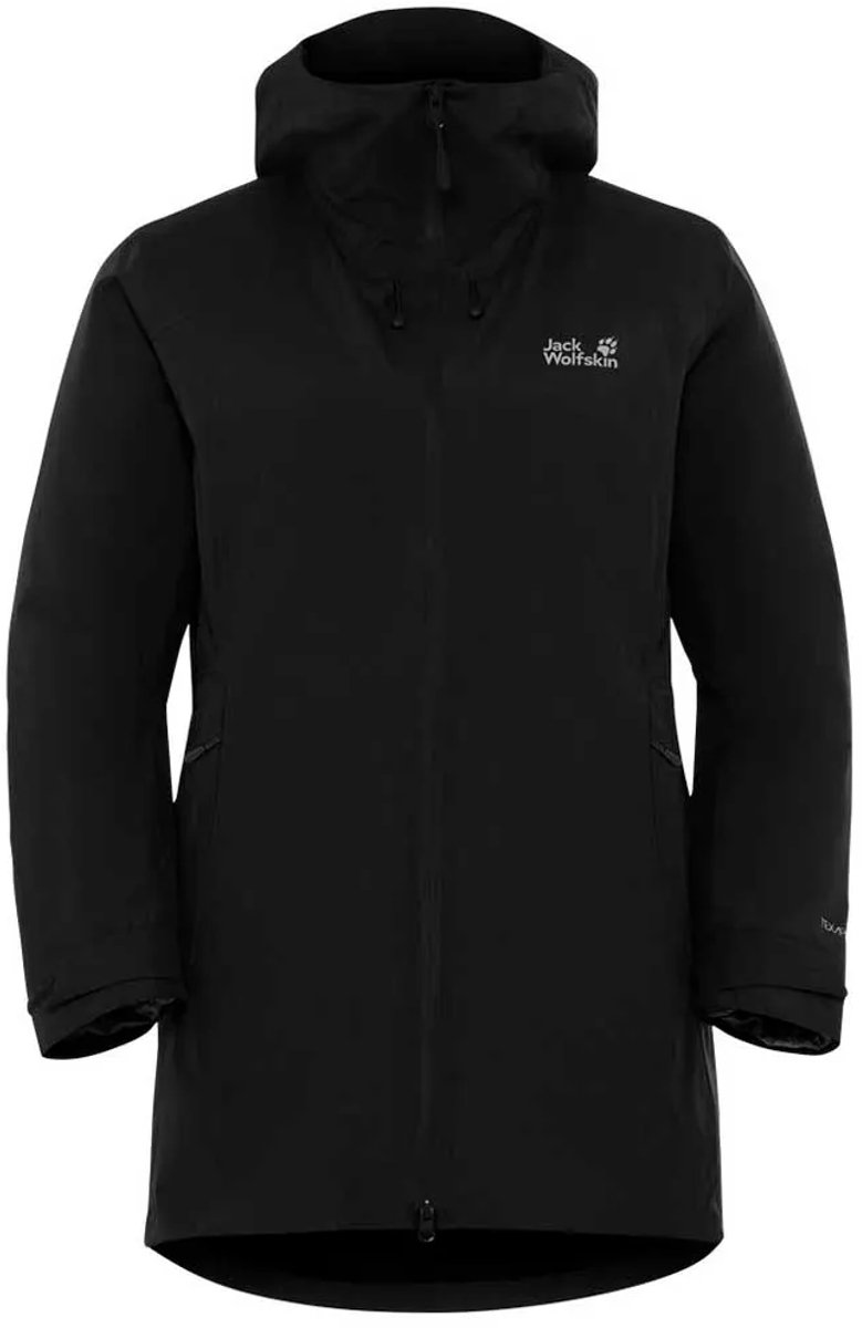 Jack Wolfskin Icecape 3in1 Down Afneembare Jas Zwart XS Vrouw
