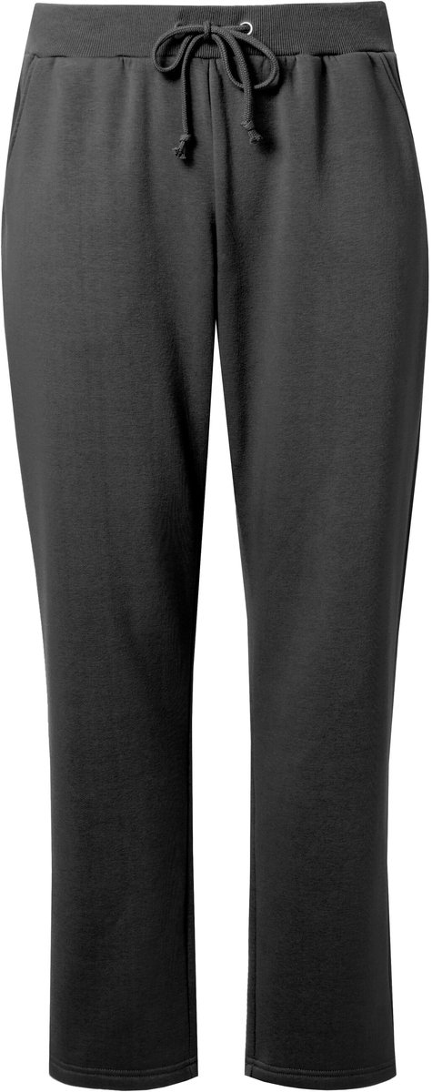 Ulla Popken - Dames - Sweatpants heerlijk zachte binnenzijde - Grafietgrijs - Maat 42+