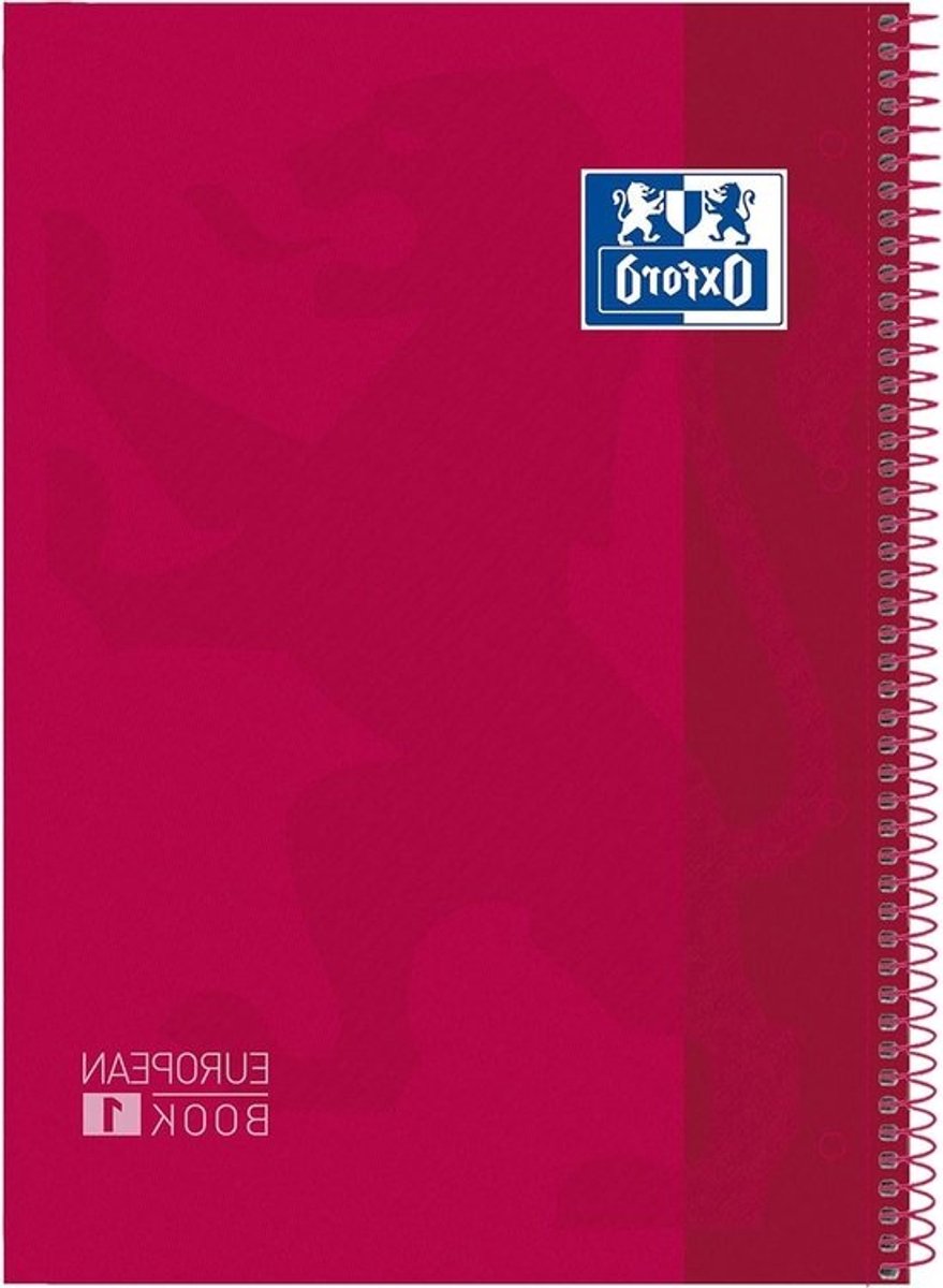 Spiraalblok A4 - Schrijfblok Notitieboek - Notities Maken - Extra Dura Omslag - A4+ - Rood