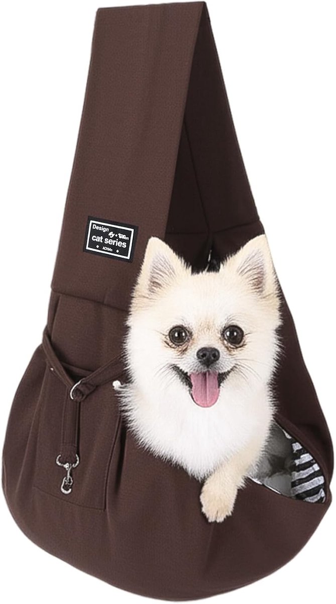 Draagtas voor Kleine Honden tot 7,5 kg - Comfortabele, Omkeerbare Hondentas voor Reizen en Wandelen