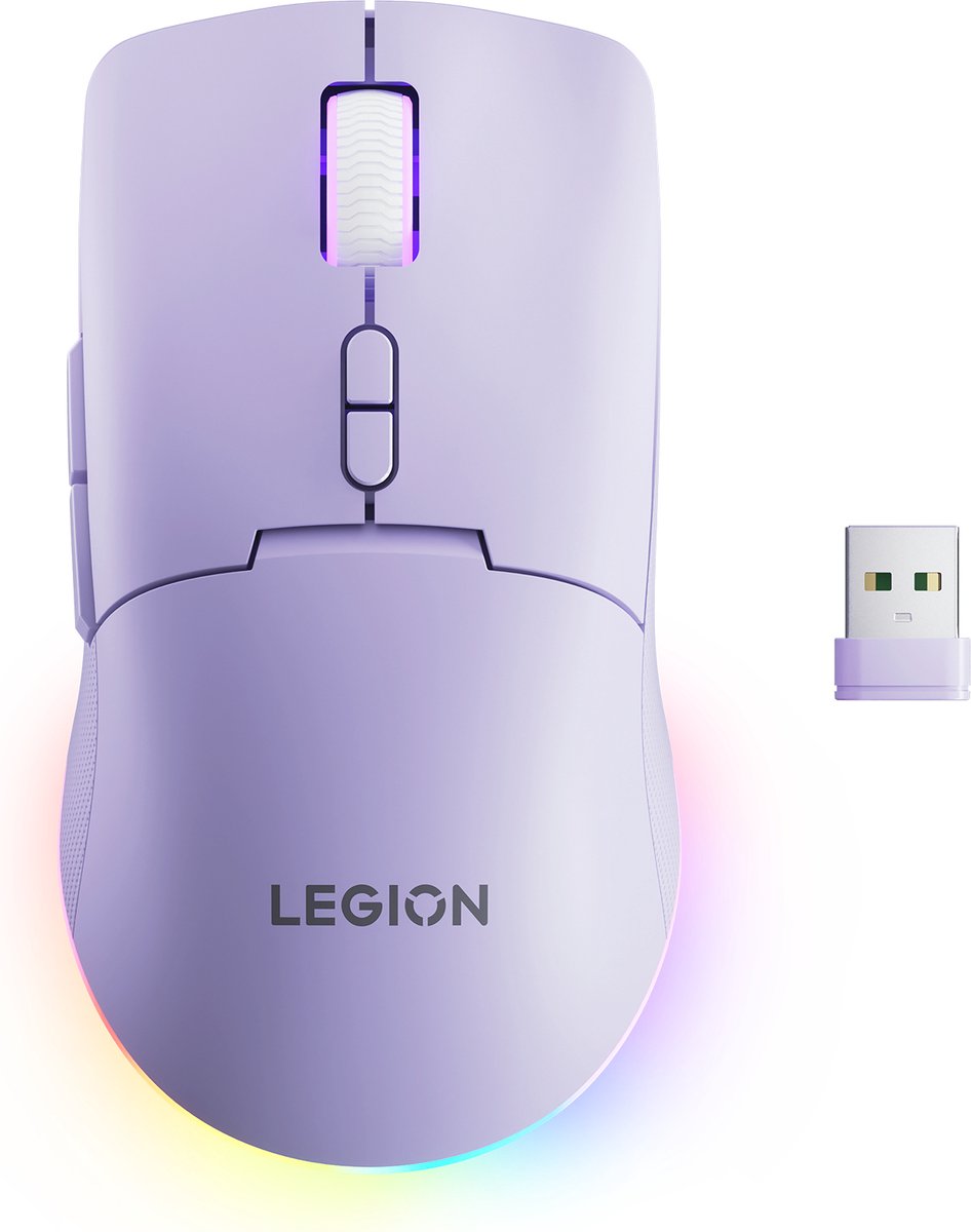 Lenovo Legion M220 muis Gamen Ambidextrous RF Wireless + Bluetooth + USB Type-C Optisch 5000 DPI
