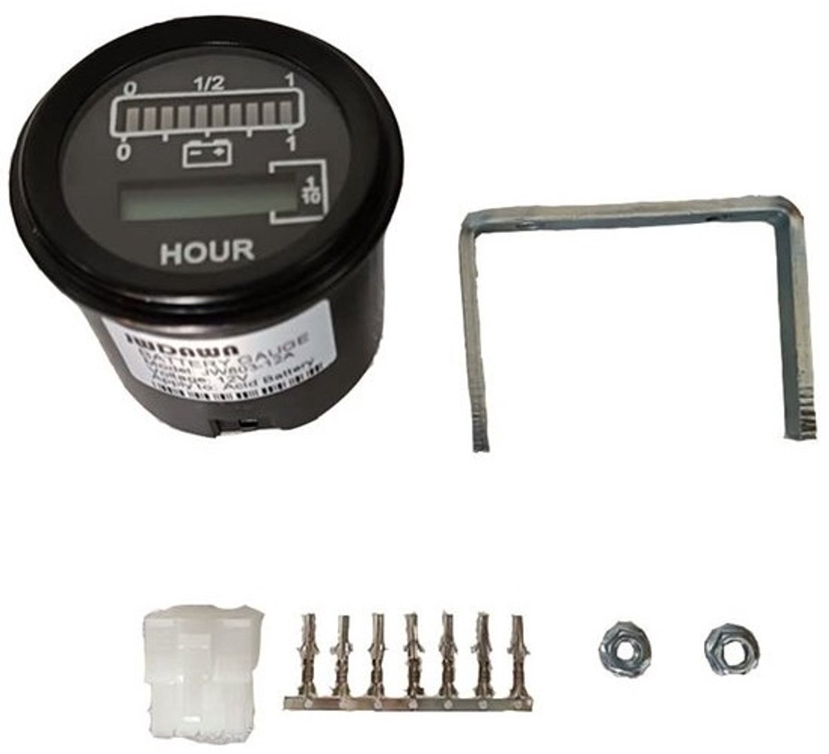 Accu Indicator - Capaciteit Meter - Voertuig Monitoren - Universele Spanning - 52mm Diameter