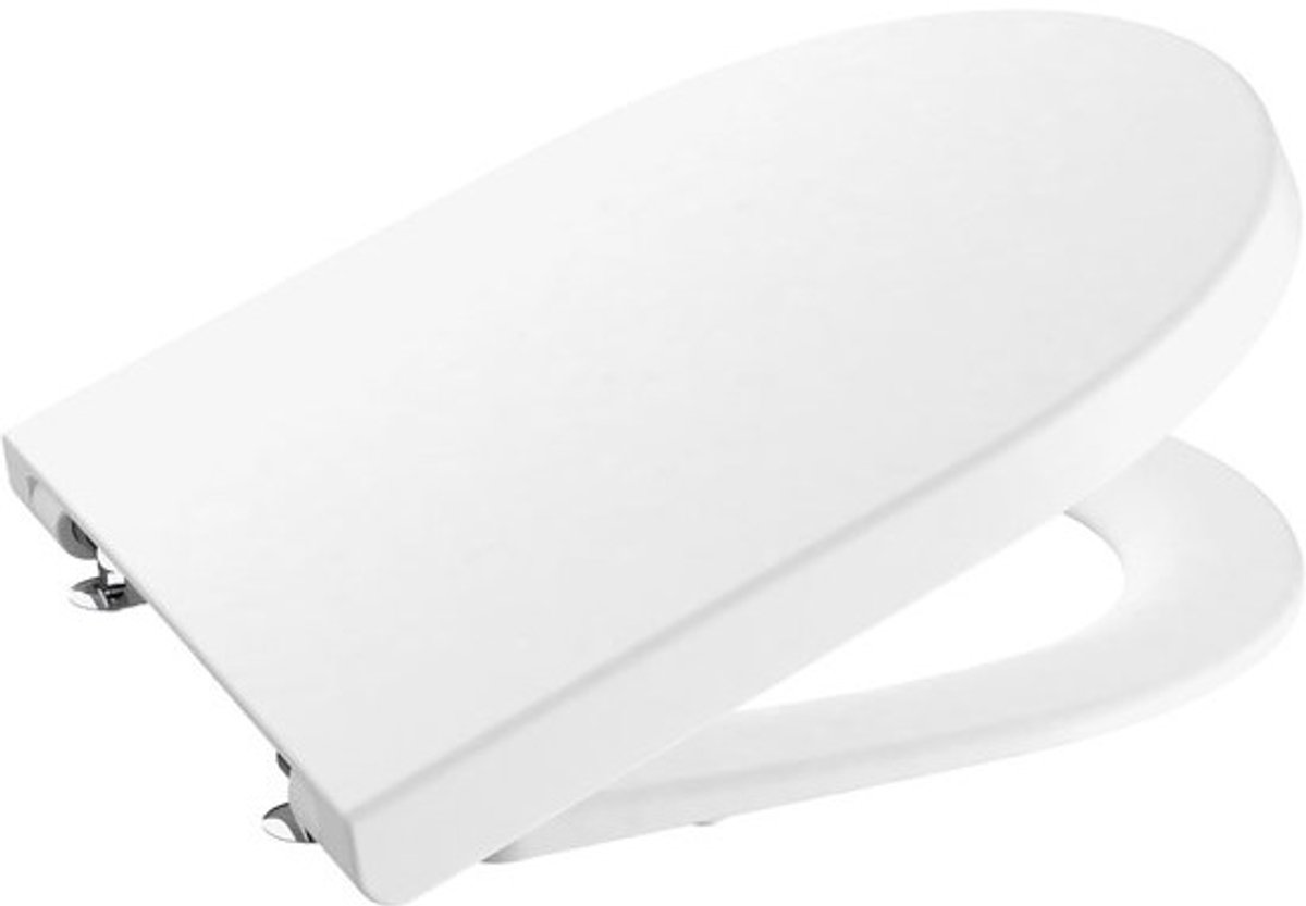 Toiletbril - WC-bril - Comfortabel Zitten - Softclose Mechanisme - Rond - Wit