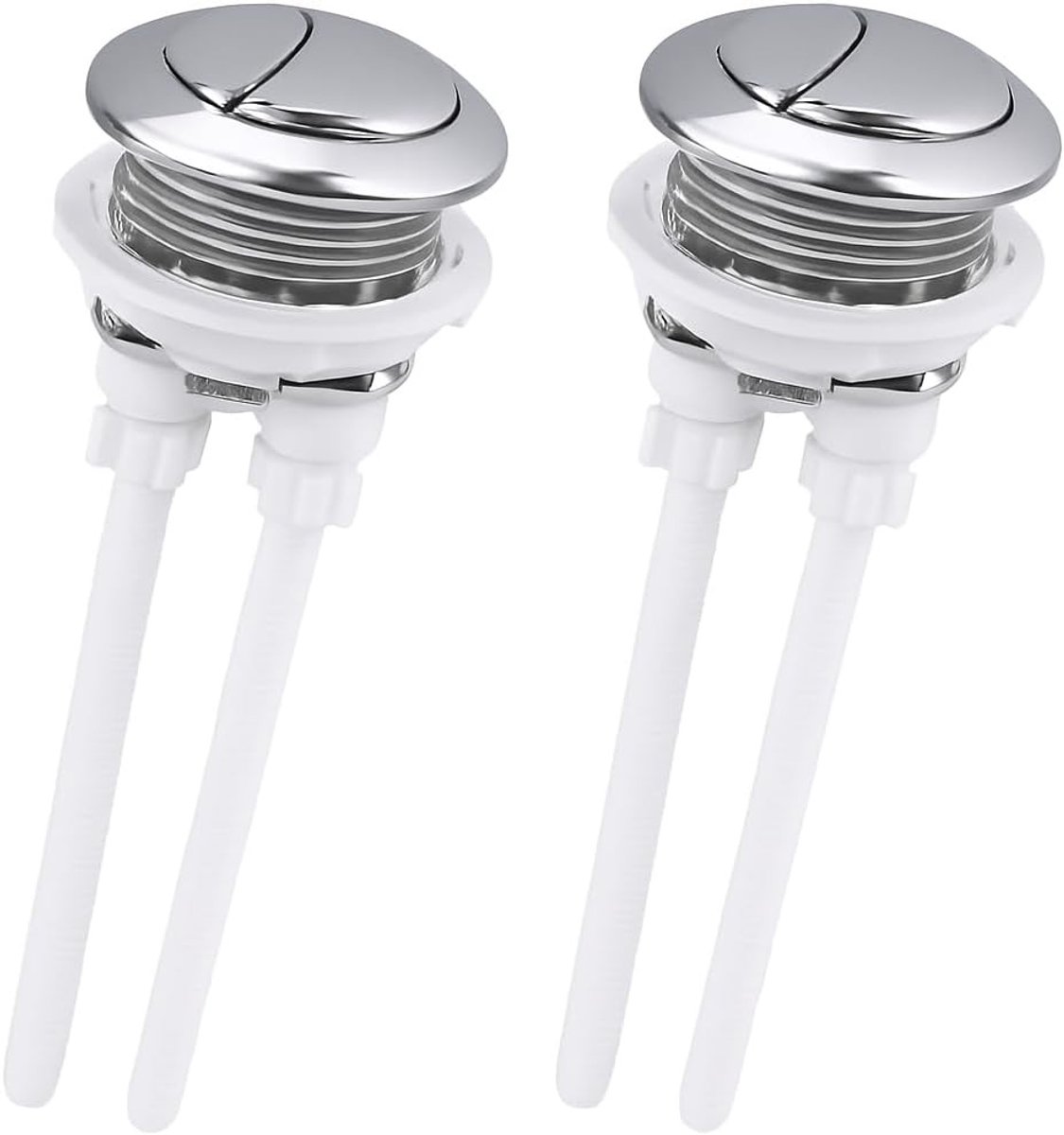 Vervangende Spoelknoppen 38mm, Dubbele Drukknop voor Toilet, Duurzame Accessoires, Eenvoudig te Installeren en Economisch