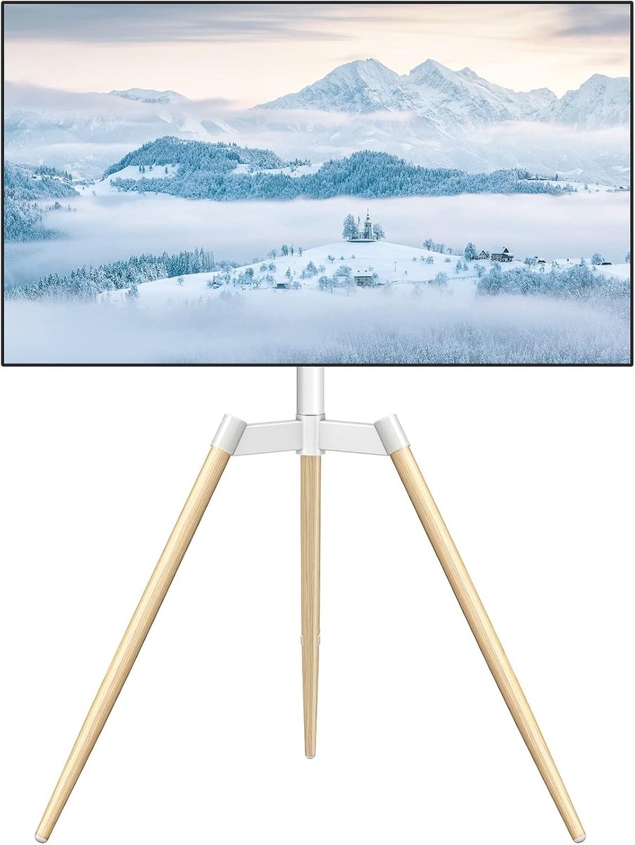 Verstelbare TV standaard voor schermen van 32-65 inch tot 35 kg, VESA 400x400 mm, ideaal voor woonkamer en slaapkamer