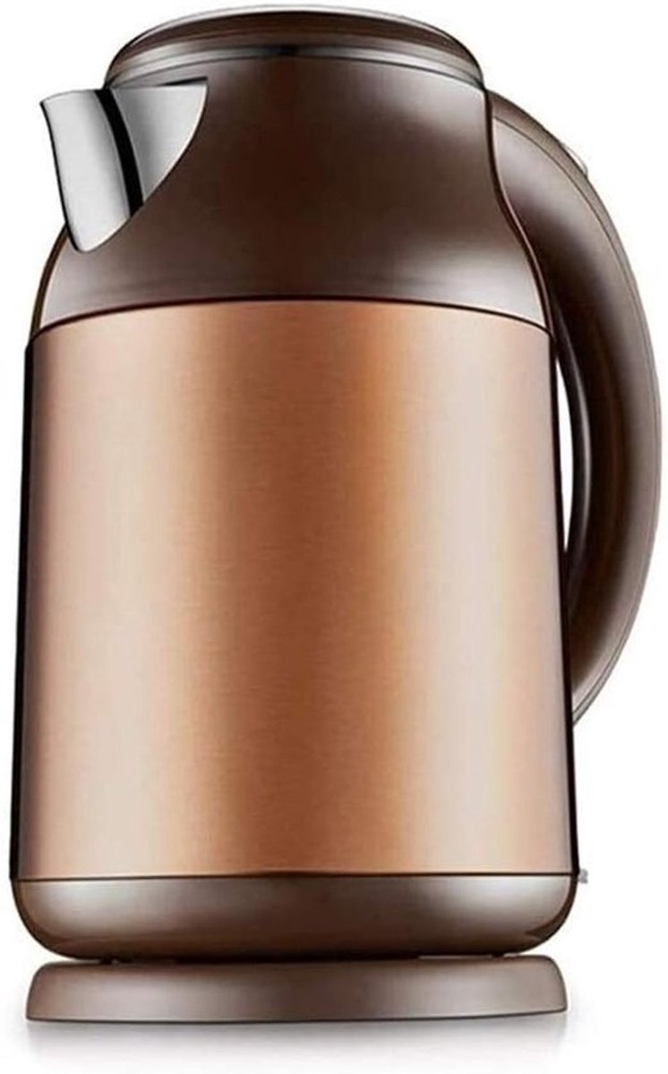 Waterkoker Snel Koken - Reisketel Compact - Snel Water Verwarmen - Automatische Uitschakeling - 1.8 Liter Capaciteit - Bruin