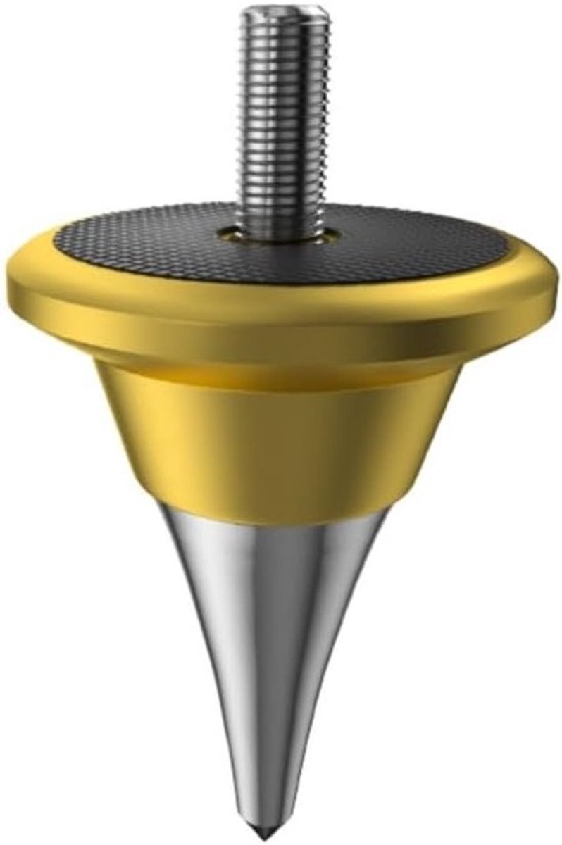 Luidspreker Voetjes - Spikes Pad - HiFi Geluid - Trillingsreductie Aluminium - 51 x 35 mm - Zwart