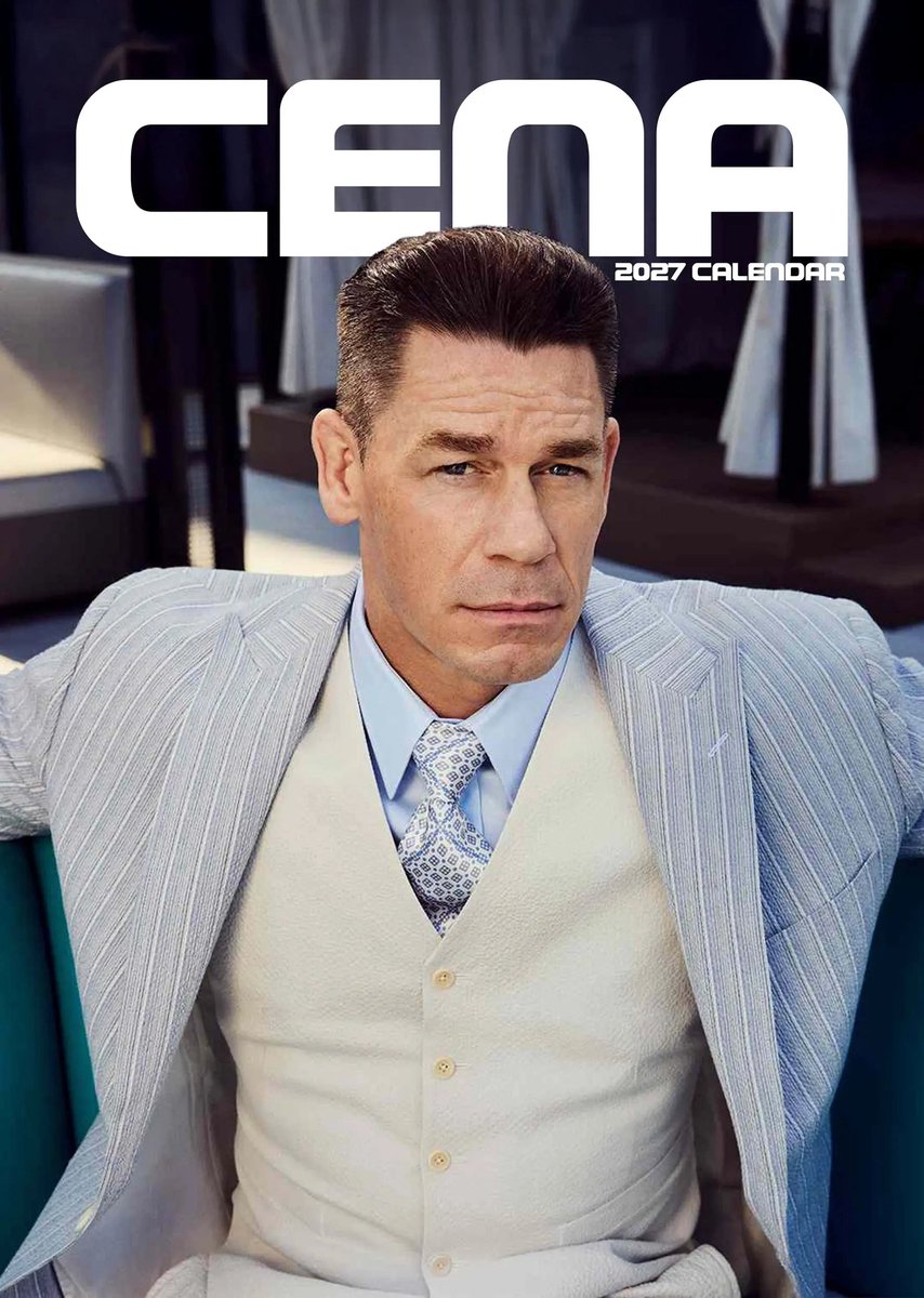 John Cena A3 Kalender 2027