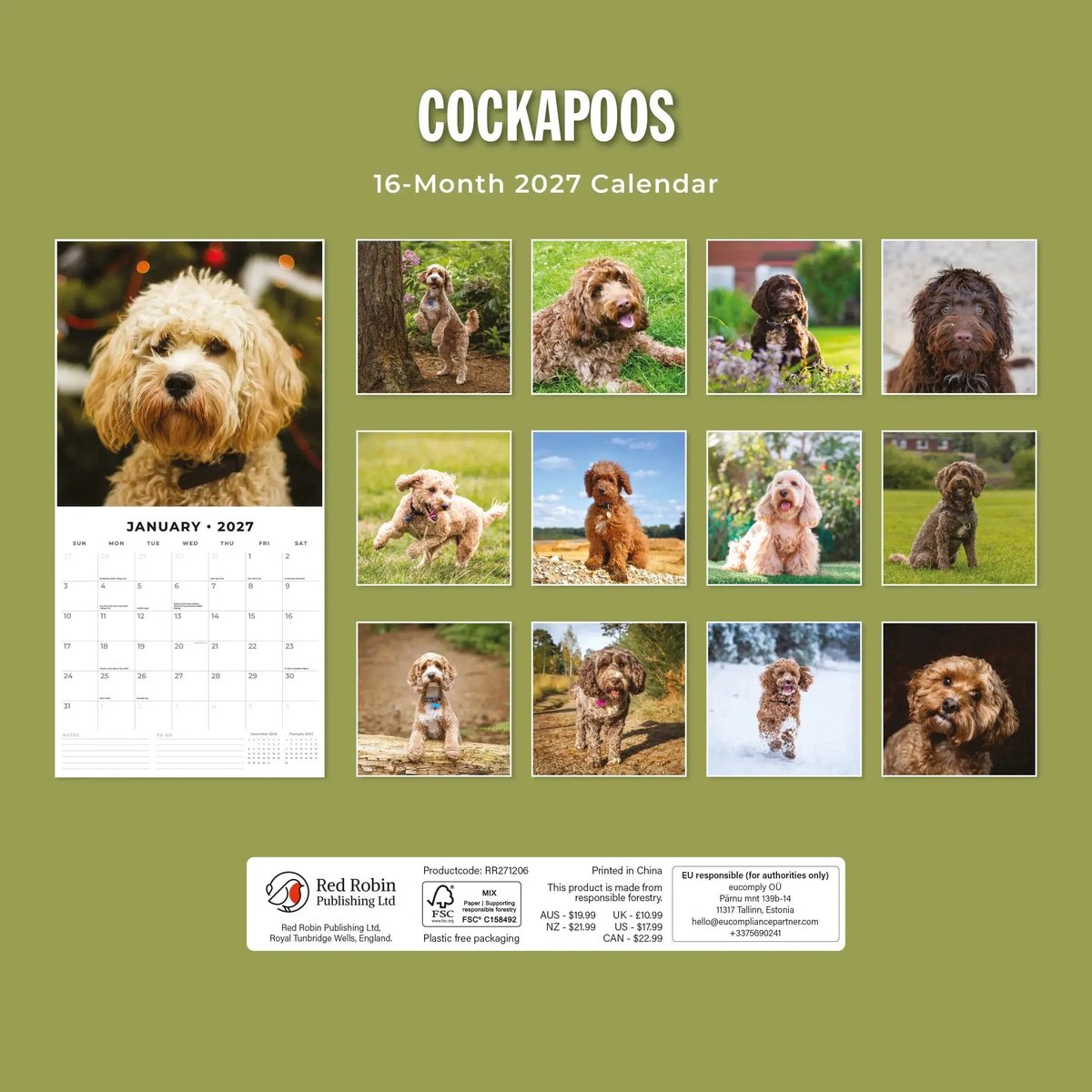 Cockapoos Kalender 2027