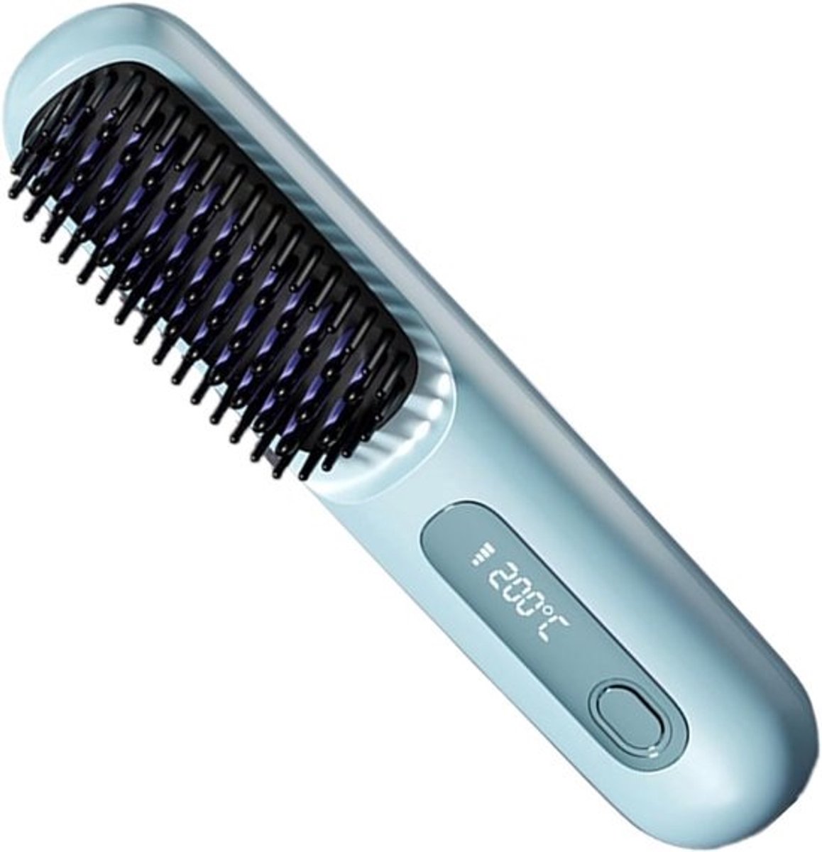 Haarstijlborstel - Draadloze styler - Snel haar stylen - Negatieve ionen technologie - 20 x 4.5 x 3 cm