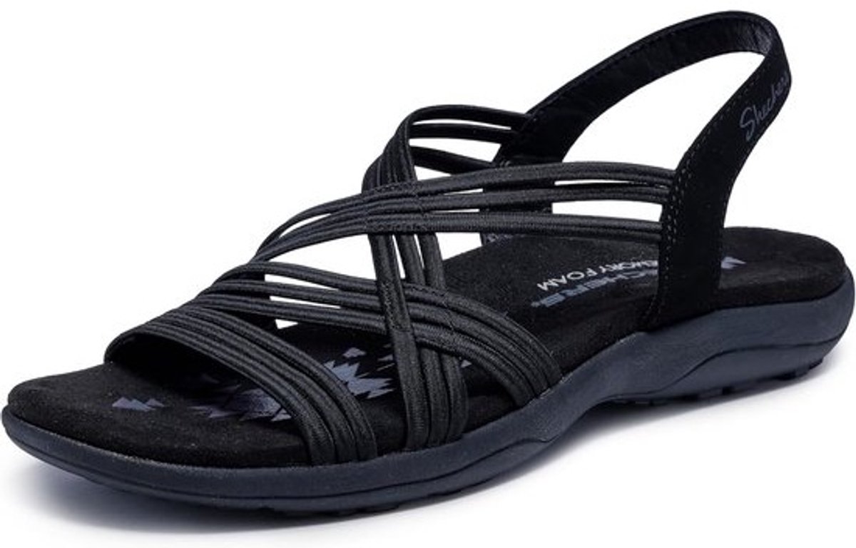 Dames Sandalen - Comfortabele Slippers - Zomerse Wandelingen - Voorgevormd Voetbed - 25.4 x 38.1 cm - Zwart