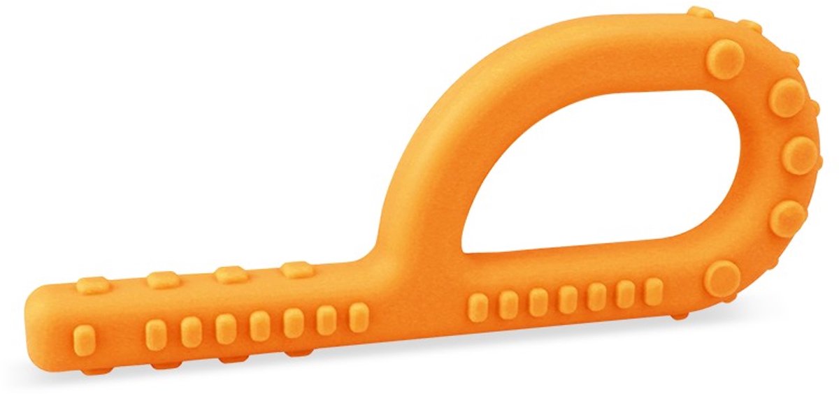 ARK Therapeutic sensorisch kauwspeelgoed Textured Grabber oranje XXT.