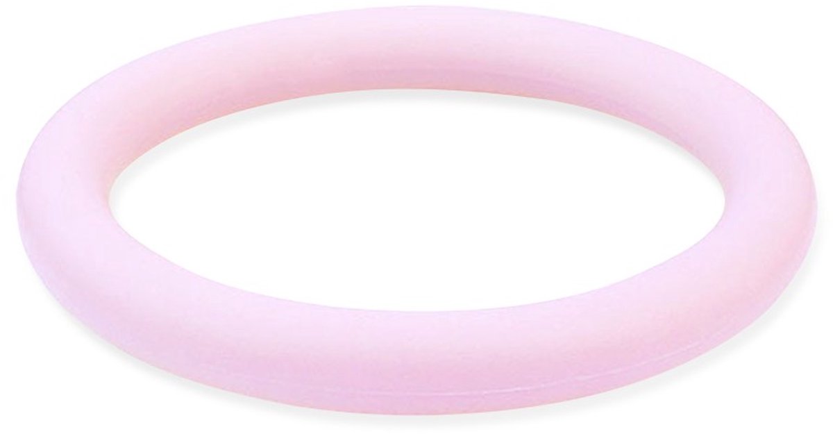 ARK Therapeutic bijtspeelgoed baby kauwring lichtroze zacht BPA-vrij.