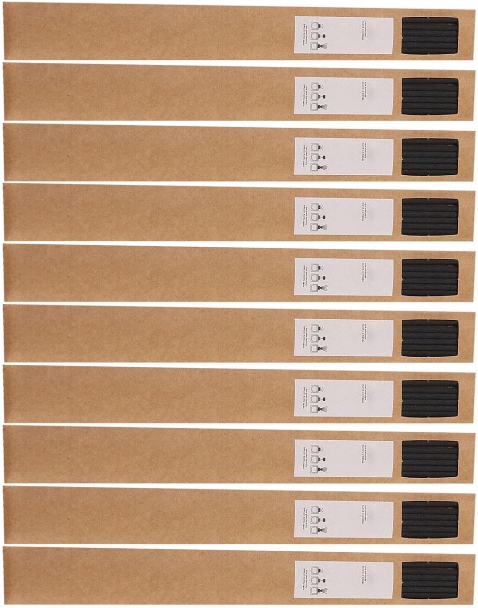 Rotanstokjes - Diffuser stokjes - Geur verspreiden - Natuurlijk materiaal - 60 stuks - Bruin