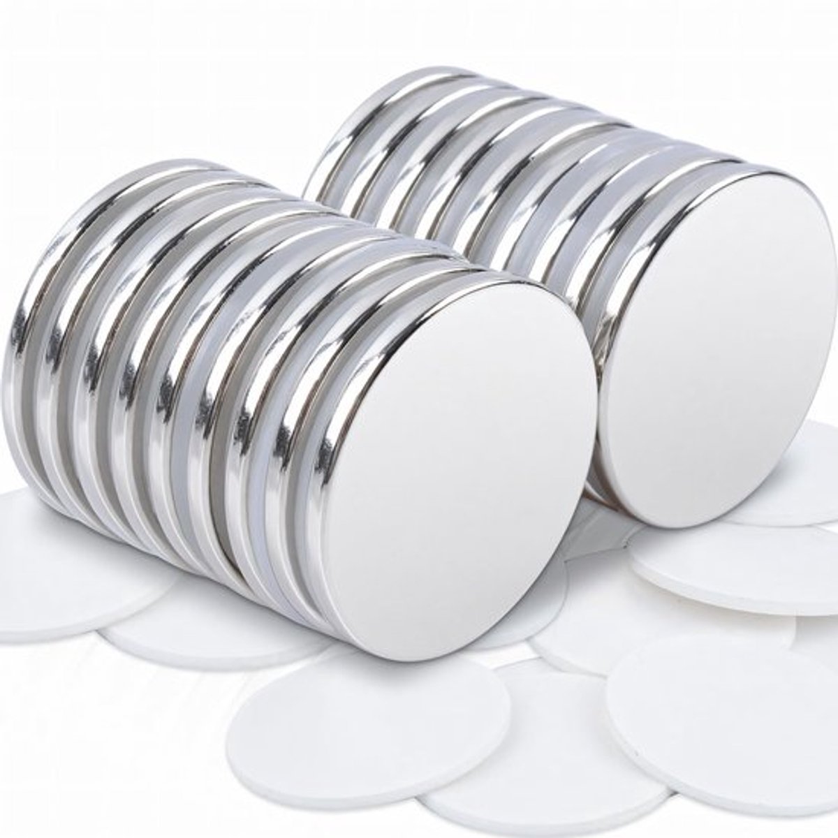 Zeynomax - Sterke magneten - Neodymium magneten - Zelfklevend - Rond