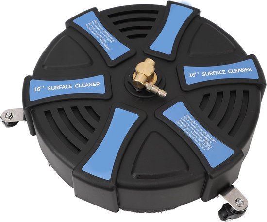 Hogedruk reiniger - Oppervlaktereiniger - Terrassen reinigen - 16 inch werkbreedte - 3600 PSI - Zilver — afbeelding 5