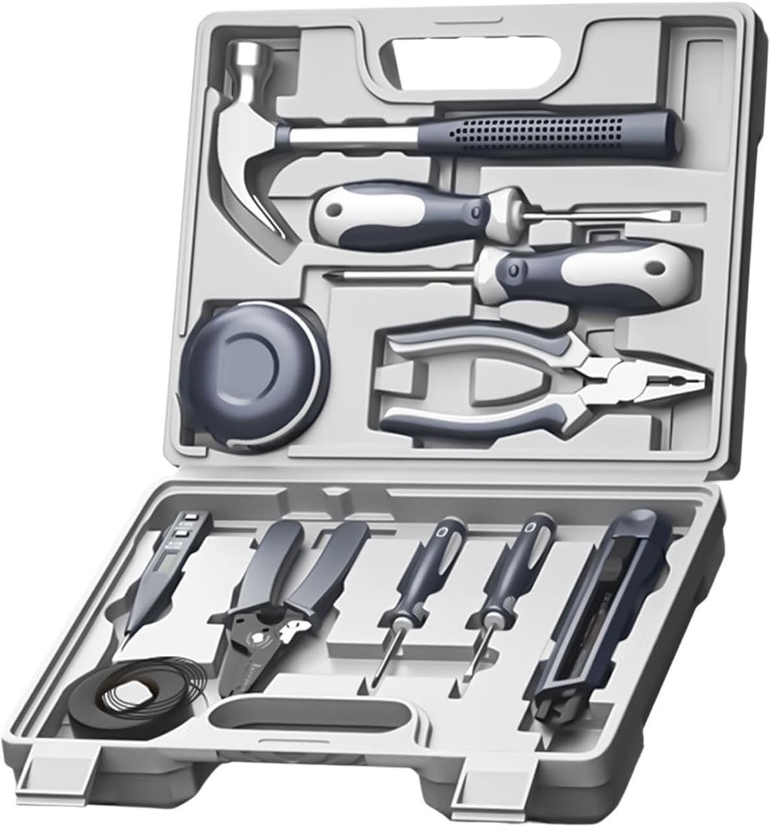 Huishoudelijke Toolkit - Gereedschap Set - Klusjes Uitvoeren - Multifunctioneel Compact - 11 Delig - Niet gespecificeerd