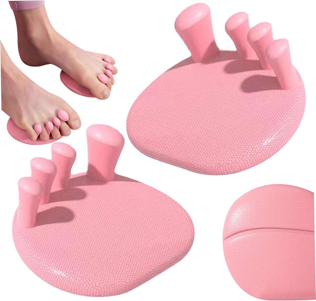 Teenslippers Vrouwen - Teen Spreiders - Voetverzorging - Voorvoetkussen - 11.5 cm Lengte - Beige