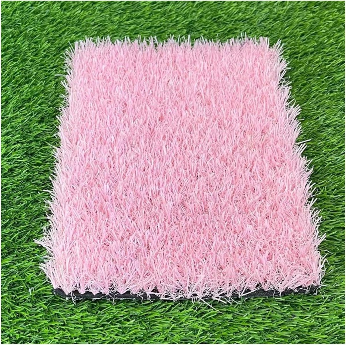 Kunstgras Rol - Balkon Tapijt - Buiten Gebruiken - Hoge Dichtheid - 3.8cm Hoog - Roze