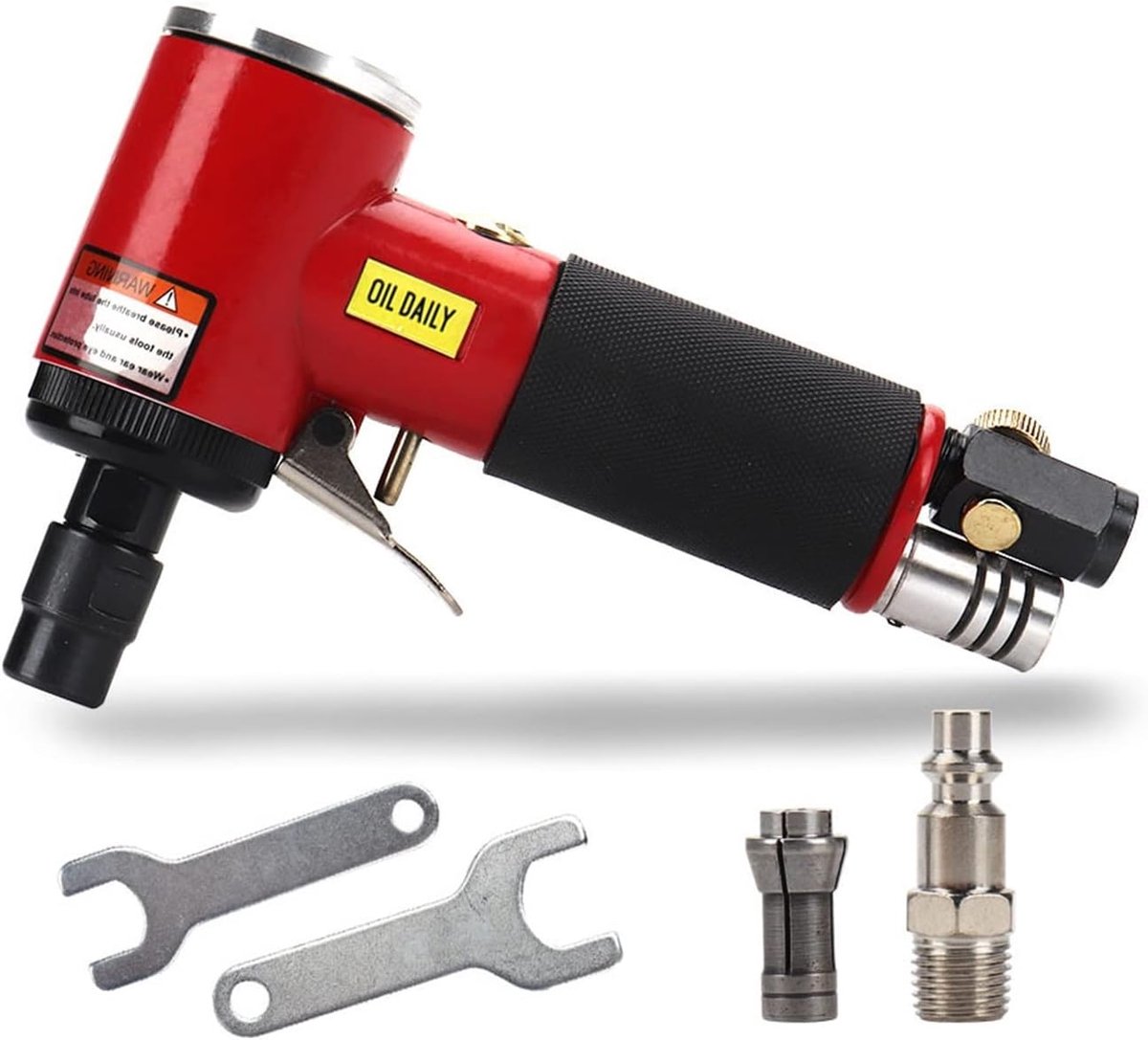Mini Hoek Slijper - Graveermachine Polijstmachine - Slijpen Polijsten - Instelbare Snelheid - 1/4 1/8 Inch - Rood