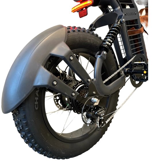 Diablo Fat Boy - Fatbike - Mat Grijs Bruin van Diablo — afbeelding 4