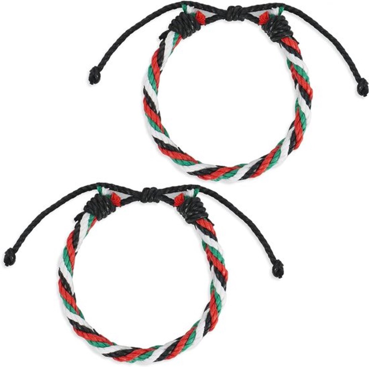 Allecto Plus - Palestina - Verstelbare Wrap Armband Palestijnse Vlag