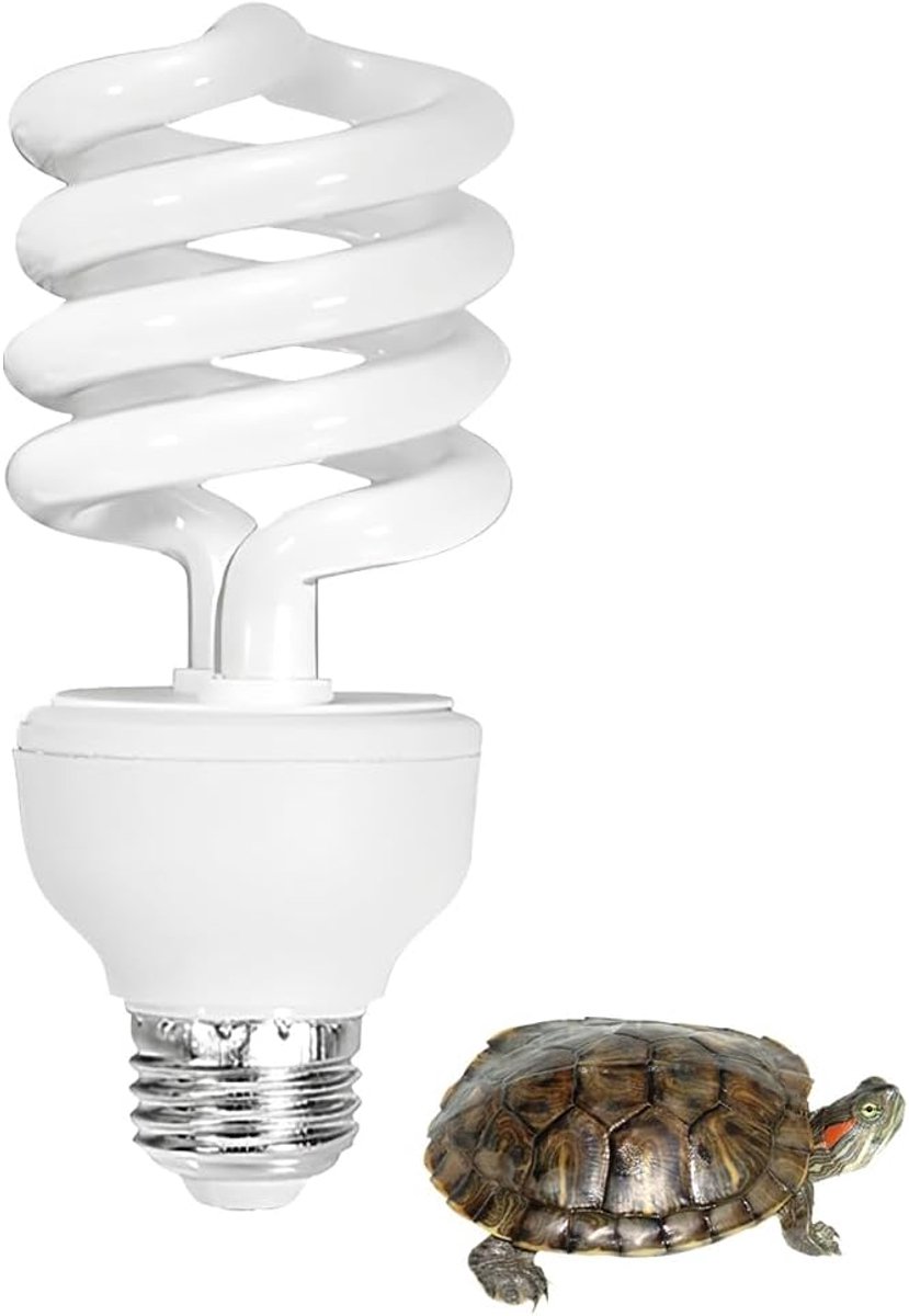 UVB Lamp Terrarium - Reptielen UV Lamp - Gezondheid Reptielen - Simuleert Zonlicht - 26 W - Wit