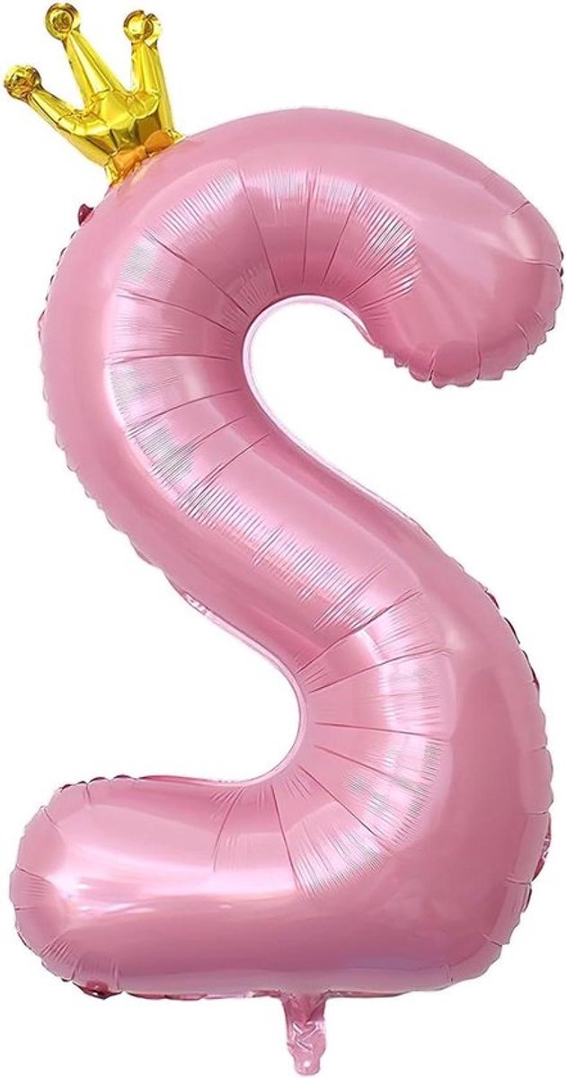 Roze Nummer 2 Ballonnen 101cm voor Verjaardagsfeest - Allecto Plus