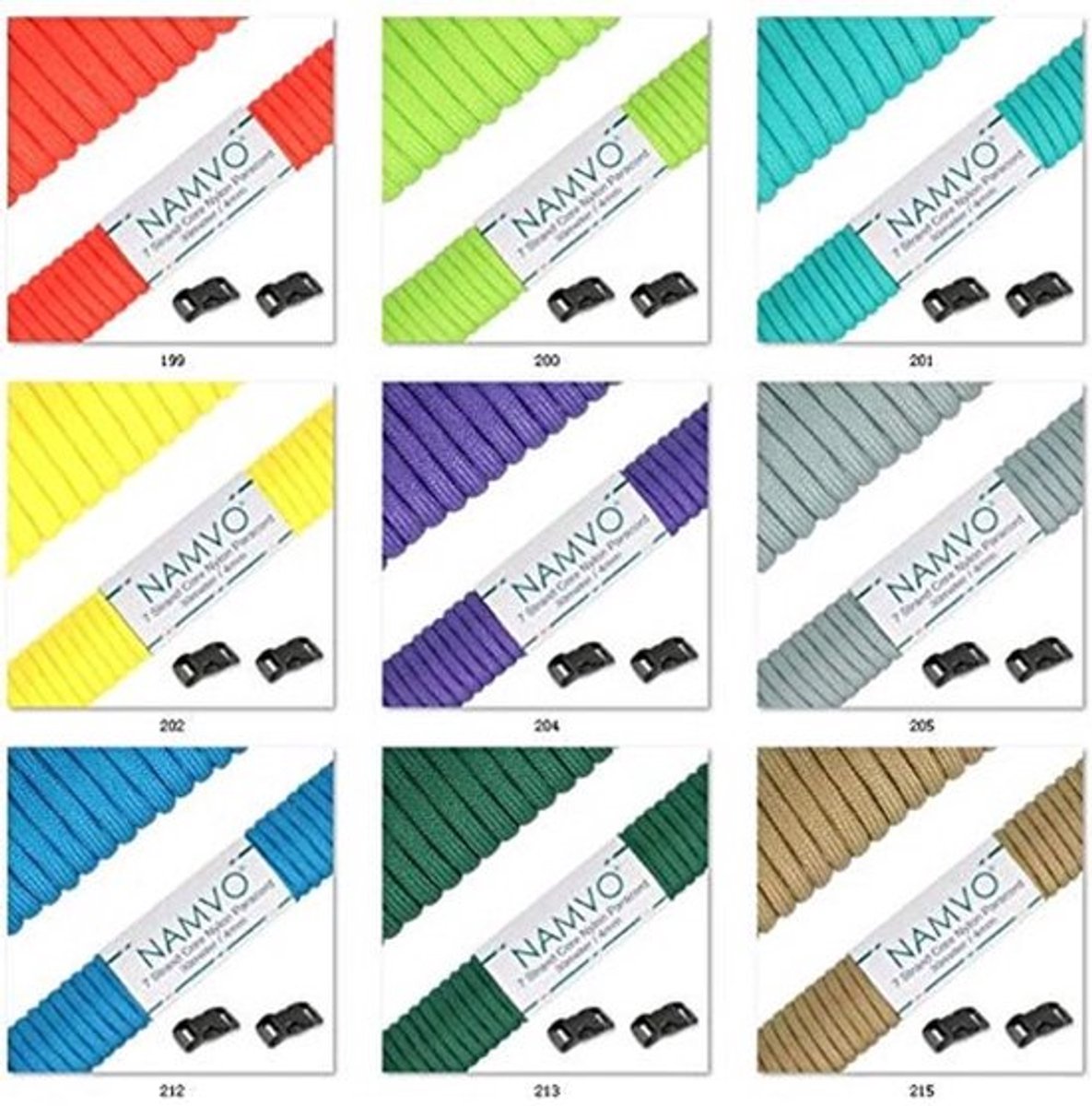 Solidchoice - 30,48 Meter Paracord - Dailygoody - Sterk en Duurzaam
