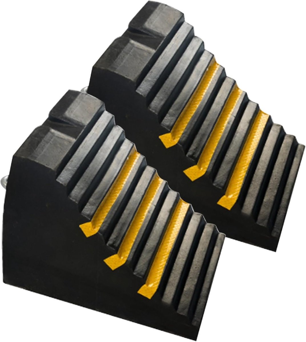 Parkeerhulp Garage - Autostoppers Rubber - Veilig Parkeren - Stevig Industrieel Rubber - 20 x 30 x 40 cm - Zwart