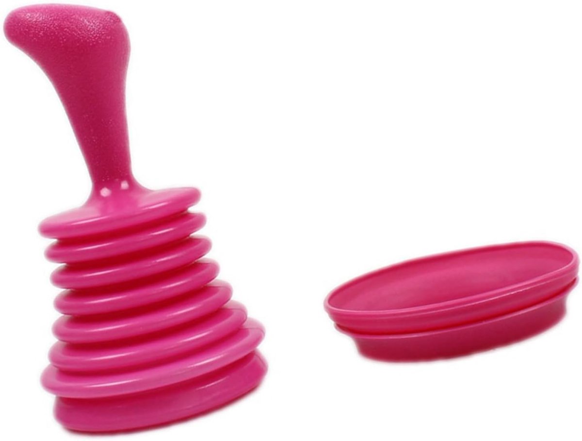 Afvoer Reiniger - Verstopper Verwijderaar - Douche Ontstoppen - Ergonomische Knijphendel - 18x10.5cm - Wit