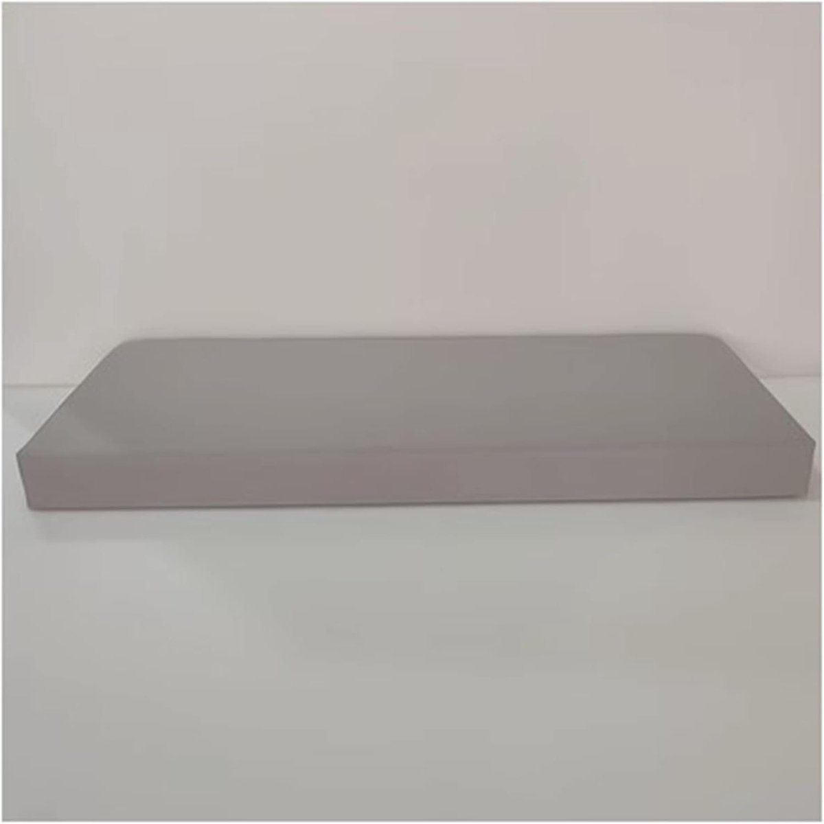 Bankkussen Waterdicht - Zitkussen Tuinbank - Buiten Ontspannen - Antislip Bodem - 180x30x5 cm - Lichtgrijs