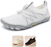 DOTALES - GripStep barefoot schoenen Weiss-Grau 38