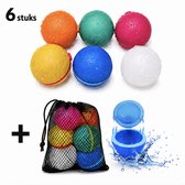 Foryouliving - Herbruikbare Waterballonnen - 6 Stuks - Zelfsluitend & Hervulbaar Waterspeelgoed - Zwembad Speelgoed - Buitenspeelgoed